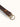 Tira de cuero de origen vegetal natural de 3mm de espesor con remaches de cobre. #color_marr-n