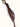Correa trenzada de cuero de la marca Demons & Machines, detalles de trenzado y hebilla metálica. #color_chocolate