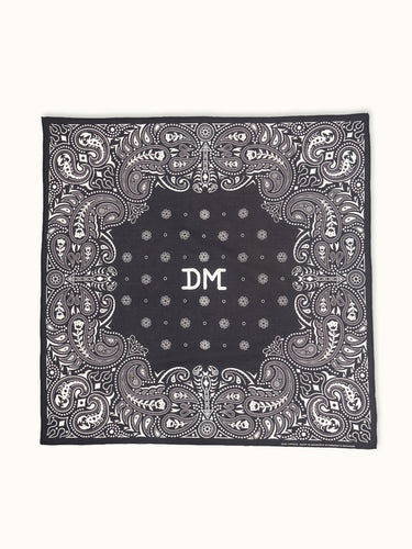 Bandana Ranch de Demons & Machines con diseño clásico y detalles estampados. #color_negro