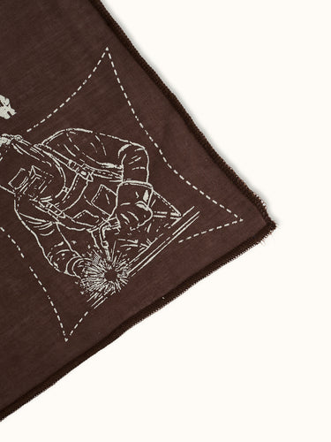 Bandana worker de la marca Demons & Machines, con diseño resistente y cómodo para uso diario. #color_marr-n