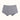 Ropa interior boxer corto Kimball de la marca Demons & Machines, faja de cintura ancha elastizada. #color_gris