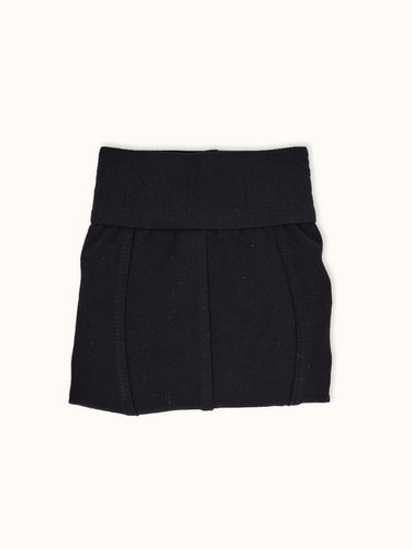 Ropa interior boxer corto Kimball de la marca Demons & Machines, faja de cintura ancha elastizada. #color_negro