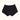 Ropa interior boxer corto Kimball de la marca Demons & Machines, faja de cintura ancha elastizada. #color_negro