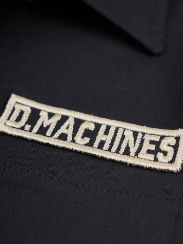 Camisaco sailor de Demons & Machines, prenda de moda con estilo náutico, #color_negro