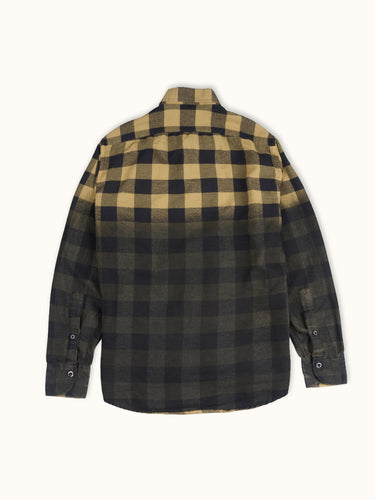 Camisa Colorado Dyed de Demons & Machines con detalles en negro, prenda para hombre. #color_ocre
