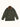 Campera confeccionada en canvas pesado de algodón, con cuello en corderoy a contratono. Acceso frontal con cierre de metal oculto y mosquetones de metal a la vista. Este detalle está inspirado en los uniformes de los bomberos, sirven principalmente para cerrar de forma segura y rápida las prendas, garantizando que no se abran durante la emergencia, además de resistir altas temperaturas. #color_verde