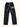 Pantalones de entrenamiento jogger negros de Demons & Machines, vista frontal mostrando ajuste cómodo y diseño deportivo. #color_negro