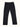 Pantalón japo relajado de la marca Demons & Machines, pantalones de estilo casual y cómodo, vista frontal. #color_negro