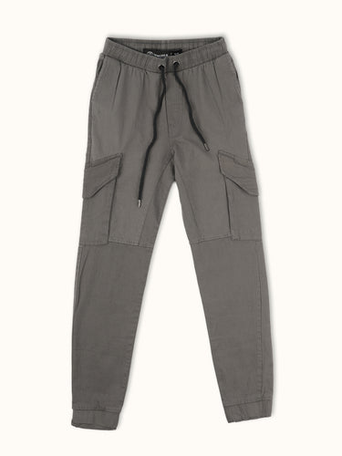 Pantalones jogger con bolsillos Demons & Machines, diseño y ajuste cómodo. #color_gris