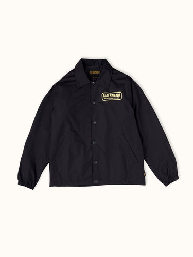Abrigo rompeviento Nashville de Demons & Machines, confeccionado en poliamida impermeable. De calce recto y cuello camisero.