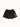 Short de Baño Chain negro, vista frontal con monograma D&M. #color_negro