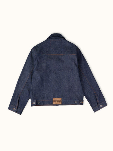 Campera Tokio Raw de Demons & Machines, diseño moderno en color oscuro, con detalles de inspiración japonesa.