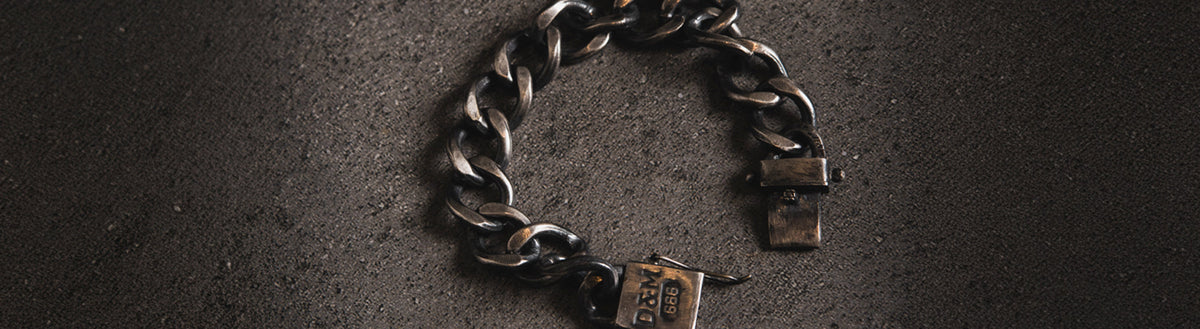 Pulseras de plata Demons & Machines — Platería