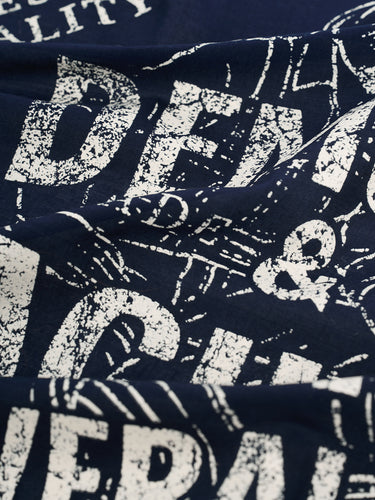 Bandana worker de la marca Demons & Machines, con diseño resistente y cómodo para uso diario. #color_azul