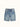 Bermuda Alex Mid Blue de jean lavado, vista frontal. #color_azul