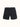 Bermuda Benson Vintage negra, vista frontal con bolsillos cargo. #color_negro
