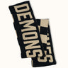 Bufandóm Lenny de Demons & Machines, suave y elegante en algodón. #color_negro