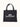 Bolso Taos de Demons & Machines, vista frontal mostrando diseño y detalles en cuero negro y asas resistentes.
