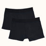 Pack de Ropa interior premium boxer medio Albany de Demons & Machines en color negro, faja de cintura ancha elastizada.