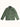 Campera de Demons & Machines confeccionada en gabardina con proceso industrial de arenado sobre prenda terminada.  #color_verde