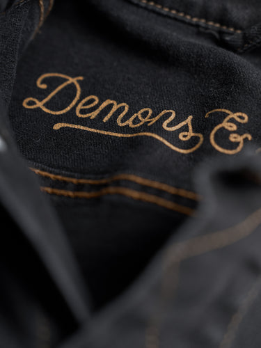 DENIM JACKET STONE BLACK