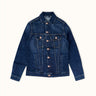 Campera de jean de Demons & Machines de calce slim y corte clásico. Su moldería se destaca por sus recortes que entallan sin ajustar en exceso.