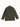 Campera confeccionada en canvas pesado de algodón, con cuello en corderoy a contratono.  Acceso frontal con cierre de metal oculto y mosquetones de metal a la vista. Este detalle está inspirado en los uniformes de los bomberos, sirven principalmente para cerrar de forma segura y rápida las prendas, garantizando que no se abran durante la emergencia, además de resistir altas temperaturas. #color_verde