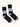 Medias largas Premium Detroit Demons & Machines de algodón suave con franjas, detalles en punteras y logo. #color_negro
