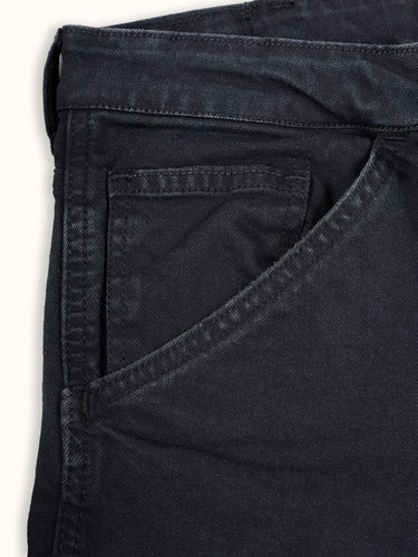 Pantalón Carpintero negro bull elastizado detalle bolsillo frente - Demons & Machines
