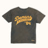 Remera acid college negra de Demons & Machines con diseño gráfico en la parte frontal, estilo urbano y moderno. #color_marr-n