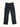 Pantalón cargo Benson negro de la marca Demons & Machines, vista frontal con bolsillos laterales y cinturilla ajustable. #color_negro