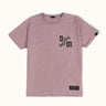 Remera con diseño de cadena de DEMONS & MACHINES 100% algodón premium, con diseño estampado en frente y dorso en serigrafía puff. #color_rosa