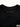 Remera Relax Kanji negra, detalle del cuello. #color_negro