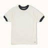 Remera deportiva Demons & Machines, 100% algodón premium con cuello y puños combinados a contra tono con diseño moderno, bordado inferior de logo y ajuste cómodo para entrenamiento. #color_negro
