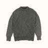 Sweater Demons & Machines de calce regular, tejido en hilado de puro algodón, con roturas localizadas. Proceso acid wash sobre prenda terminada, dandole un look gastado imperfecto. #color_gris