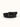 Warren Leather Belt in Black, front view — 100% cowhide leather, 40 mm wide. Demons & Machines. #color_black