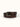 Warren Leather Belt in Brown, front view — 100% cowhide leather, 40 mm wide. Demons & Machines. #color_brown