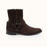 Botas negras Clark de Demons & Machines, calzado de estilo robusto con diseño moderno y detalles en cuero genuino. #color_marr-n