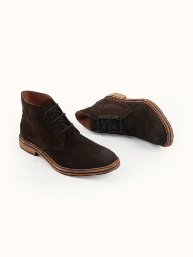 Botineta Demons & Machines San Francisco en color chocolate, calzado de moda con diseño elegante y cómodo. #color_chocolate