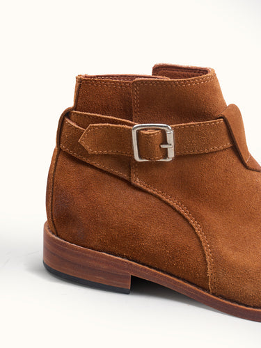 Bota Saint Louis suela cuero gamuzado detalle hebilla - Demons & Machines