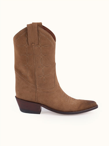 Botas texanas Dallas de Demons & Machines, calzado de cuero masculino con tacón, detalles tradicionales y diseño clásico mexicano. #color_suela