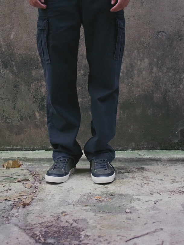 Zapatilla Denver Baja cuero vacuno - video - Demons & Machines #color_verde