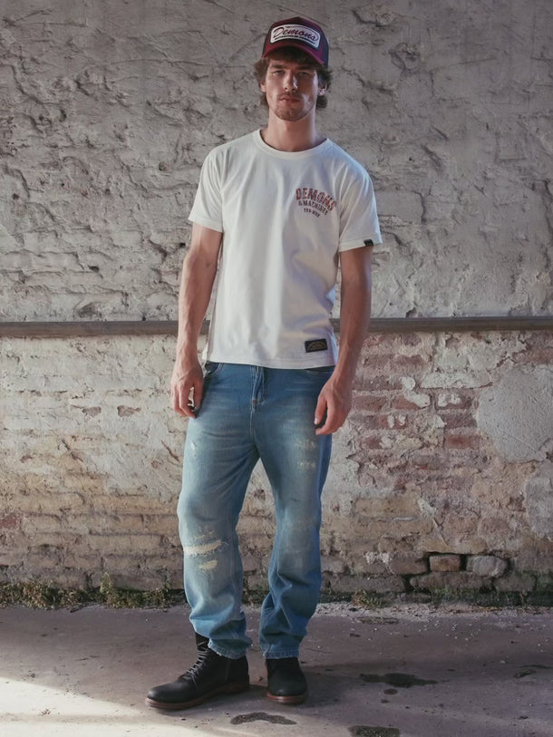 Remera Slim Eagle cruda - Video - Demons & Machines #color_crudo
