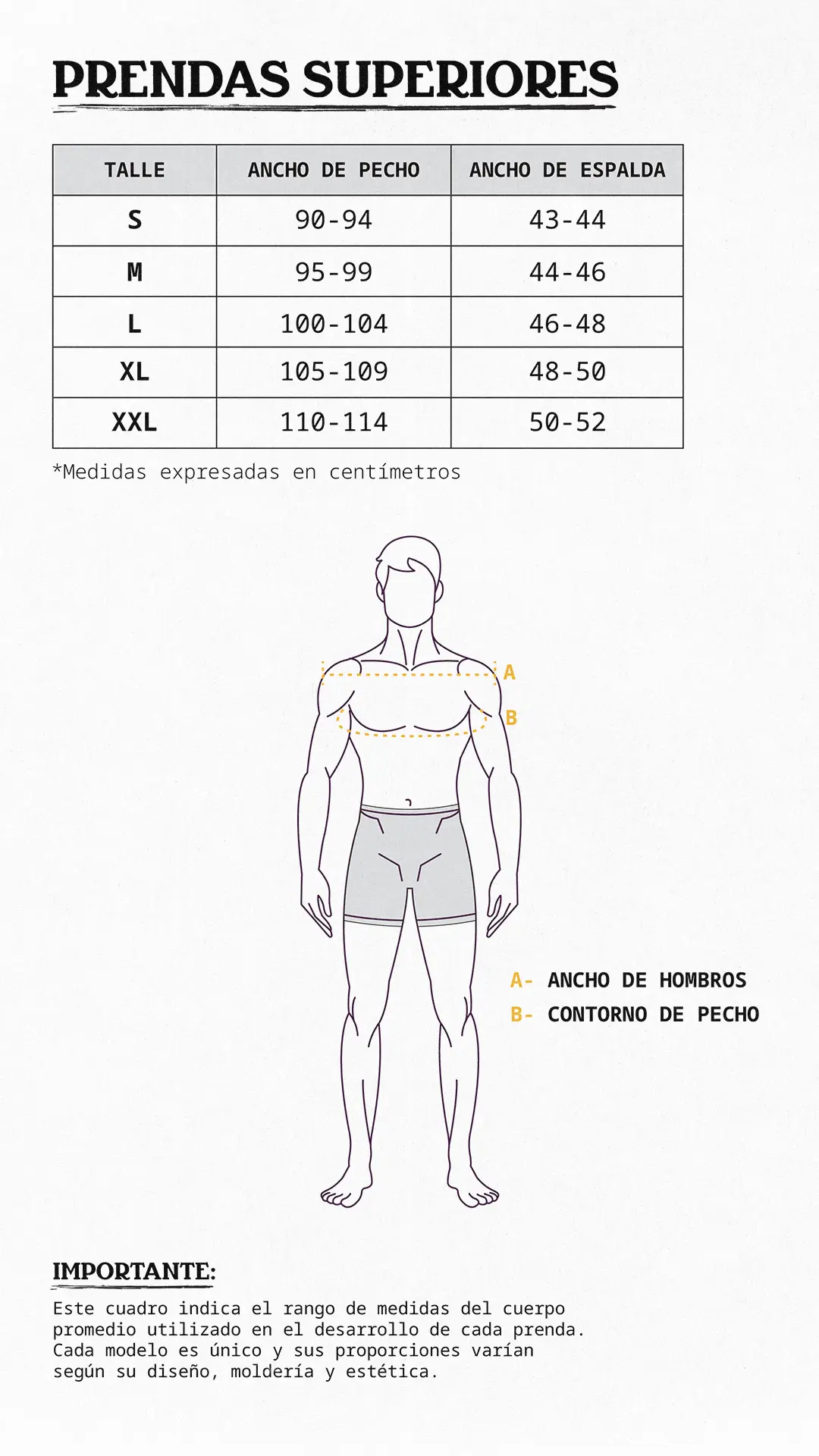 Guía de Tallas