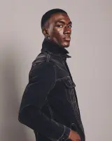 DENIM JACKET STONE BLACK